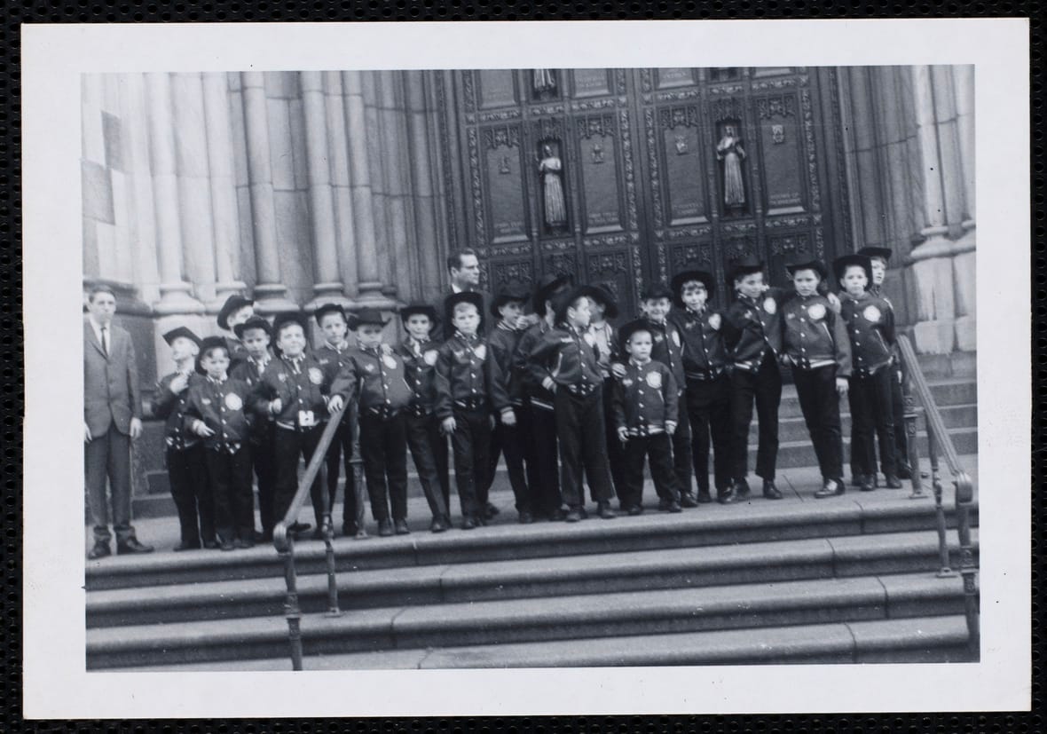 The Bunker Hillbillies from the Charlestown Boys Club at St. Patrick's Cathedral in New York City