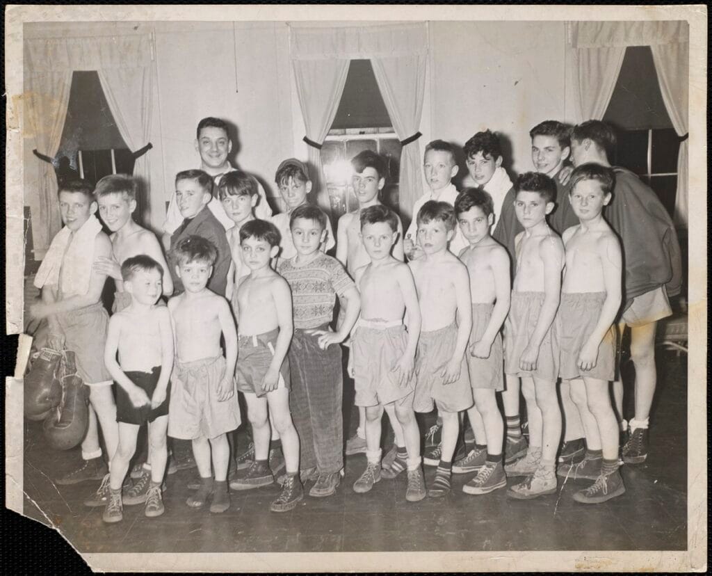 Boys at the Charlestown Boys Club